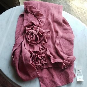 NWT coral scarf